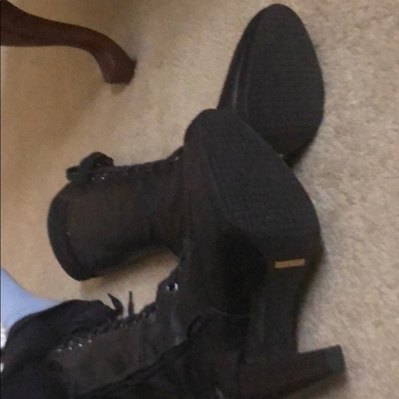 Nike air knee high leather laced up boots EUC - Picture 5 of 10